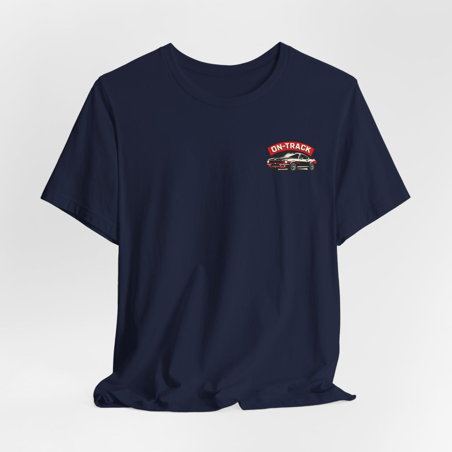 Scrap Garage Racing Tee — "On-Track" Muscle Car Graphic T-Shirt
