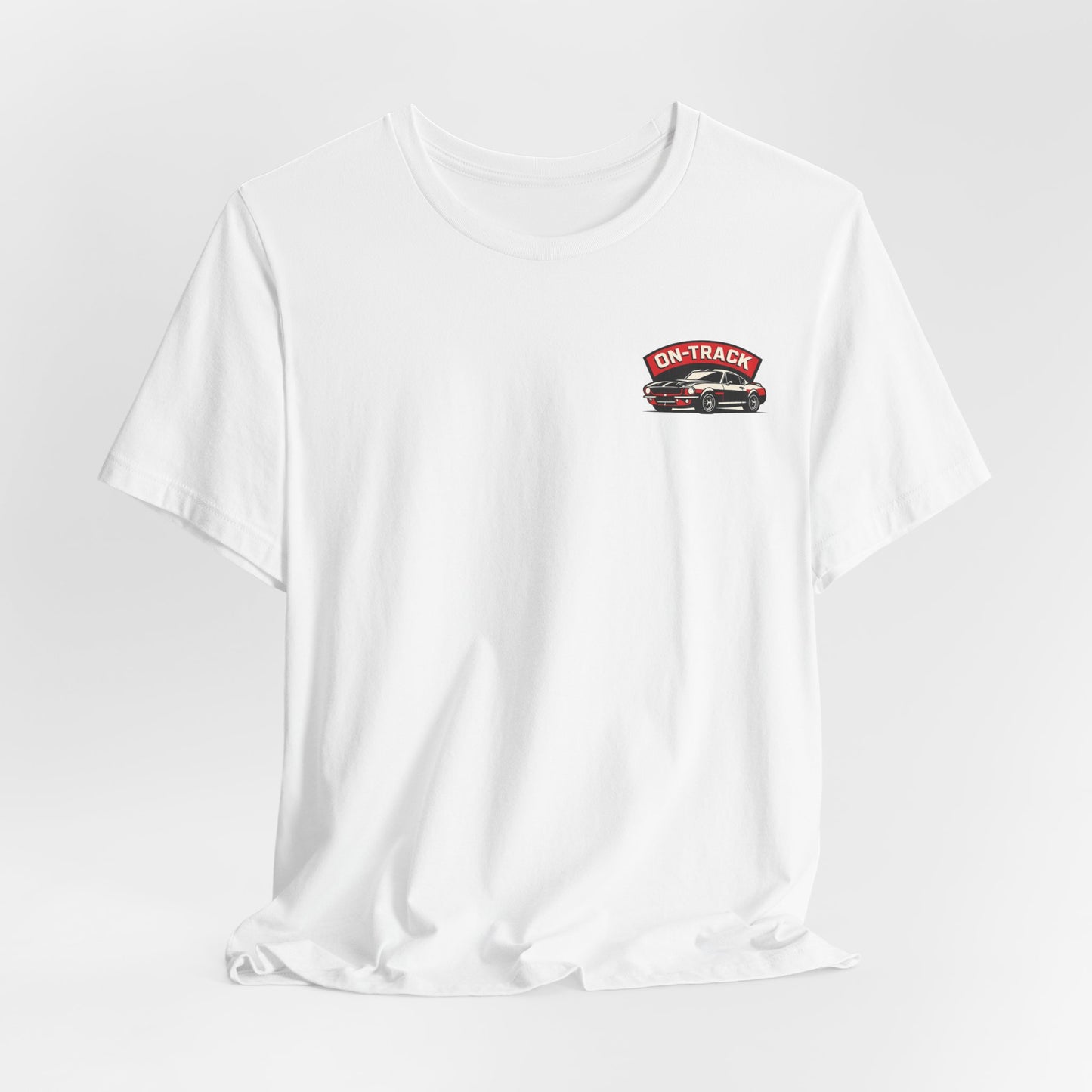 Scrap Garage Racing Tee — "On-Track" Muscle Car Graphic T-Shirt