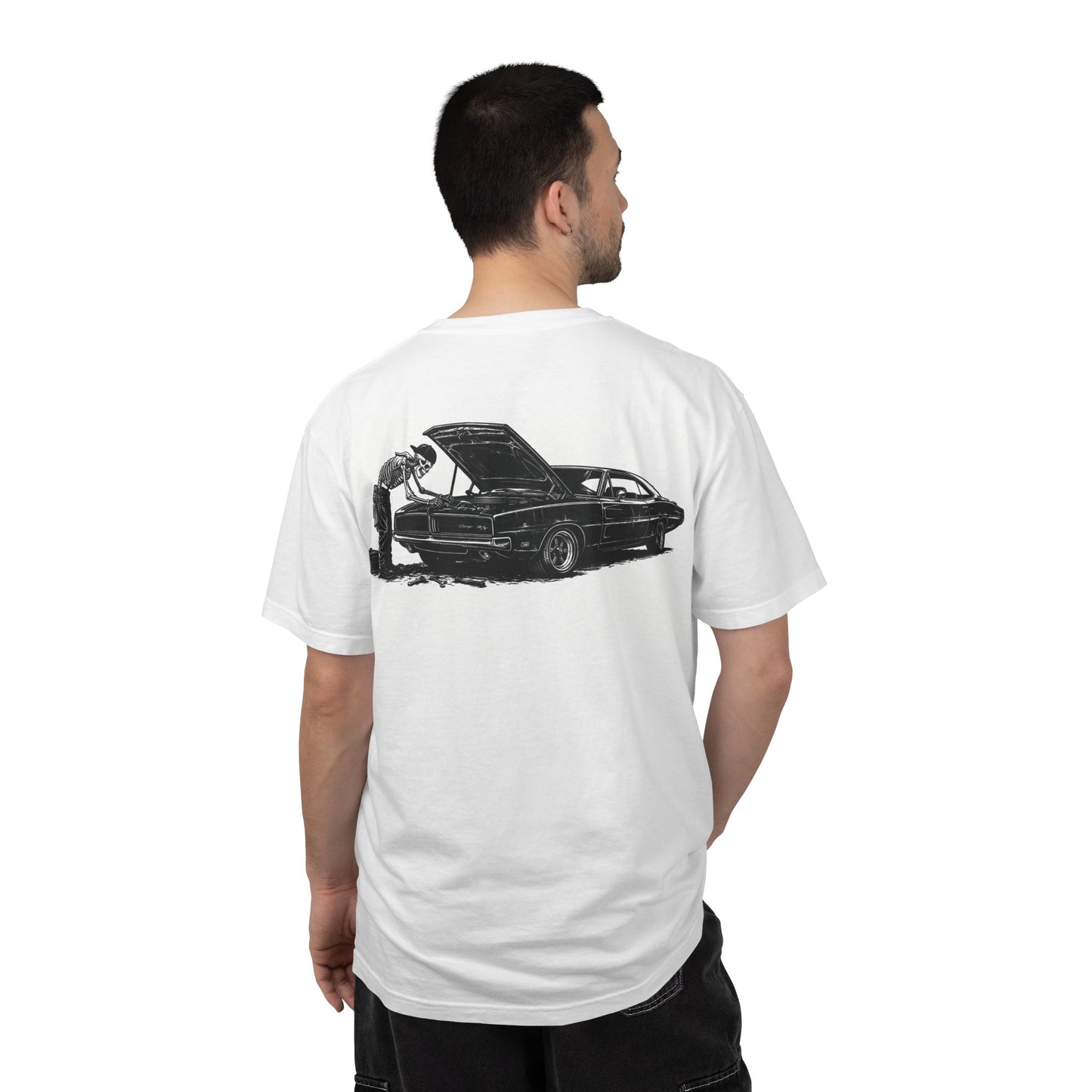 Classic Car Mechanics T-Shirt — Vintage Muscle Car Repair Graphic Tee