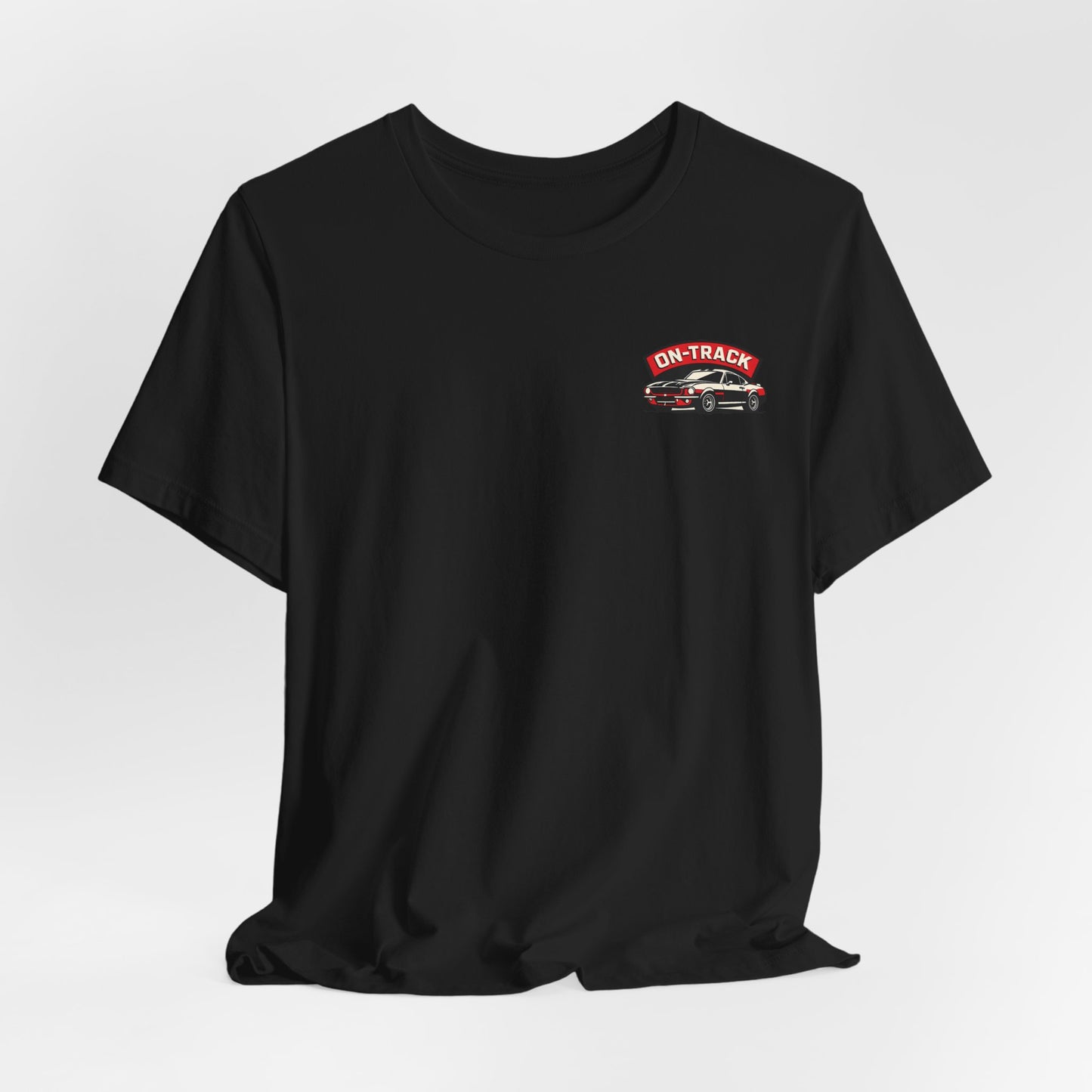 Scrap Garage Racing Tee — "On-Track" Muscle Car Graphic T-Shirt
