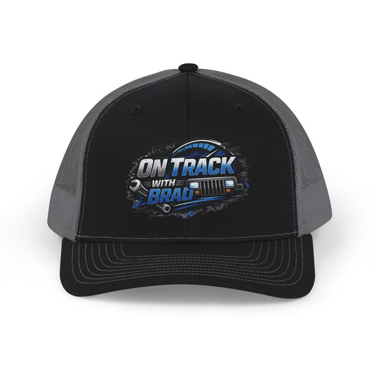 On-Track With Brad Snapback Trucker Cap — Official YouTube Hat