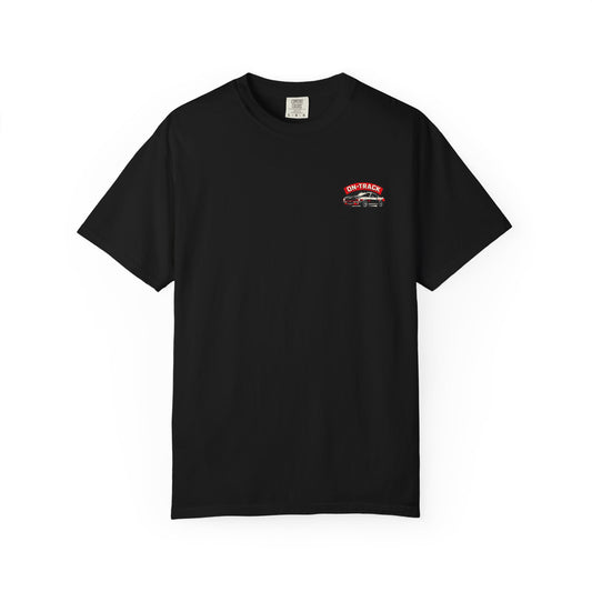 Mechanic Burnout Tee — 'This One Hits Hard' Garment-Dyed T-Shirt
