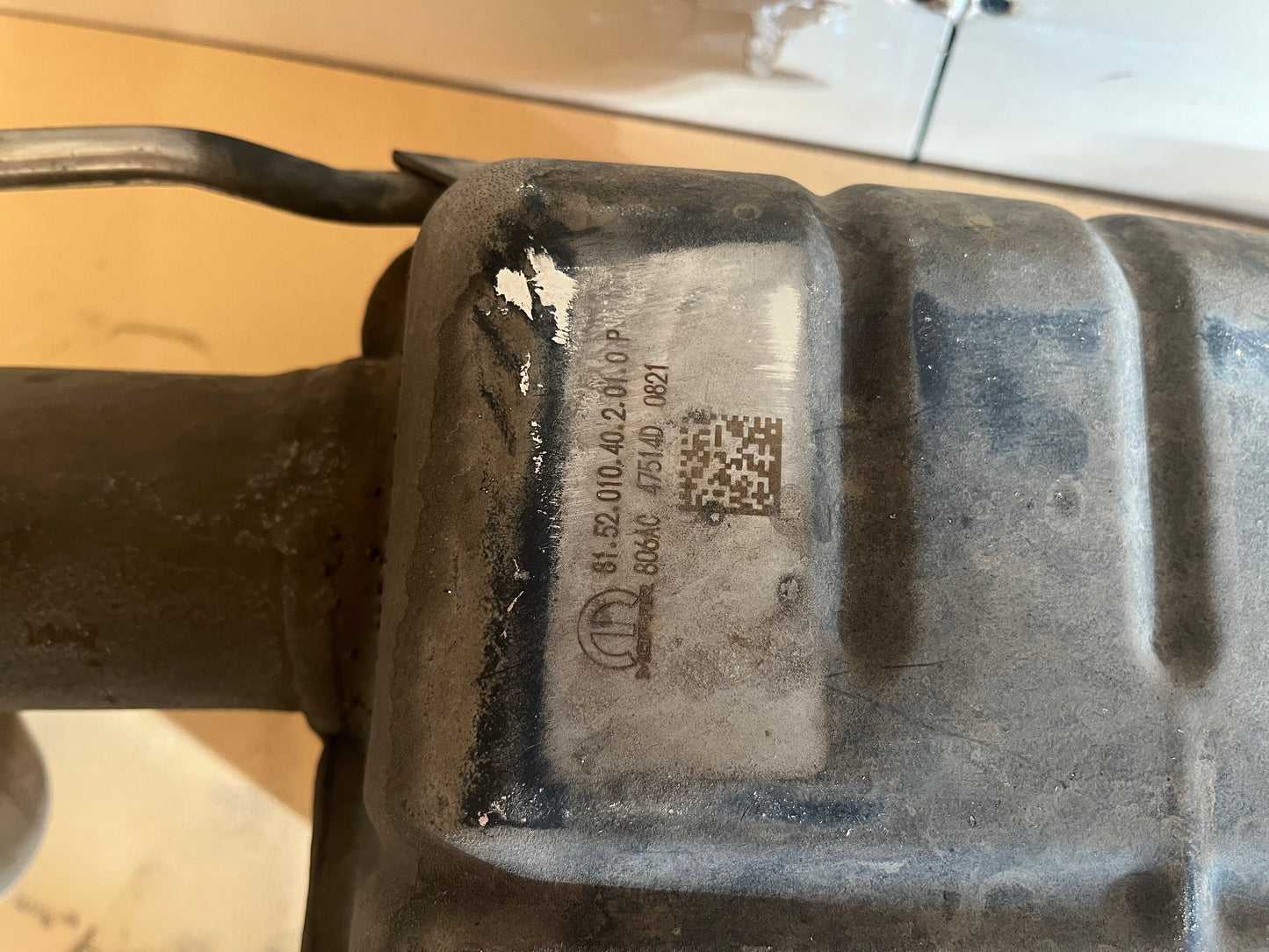 OEM Muffler – 2021 Jeep Wrangler JLU EcoDiesel (3.0L) 4k Miles